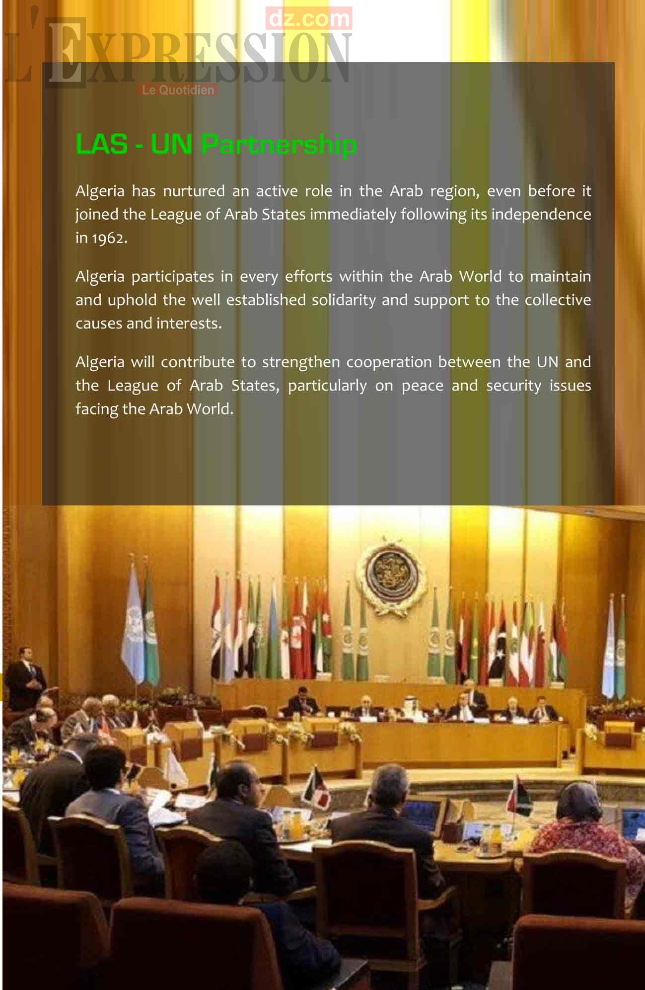 Brochure de la candidature de l’Algérie au Conseil de sécurité de l'ONU